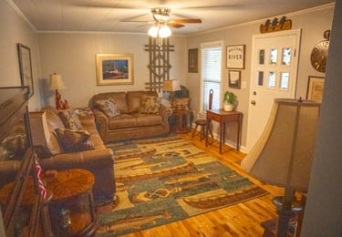 Fully furnished living room