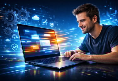 notebook rapido moderno