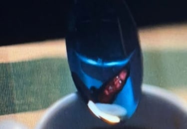 image of demon in reflection