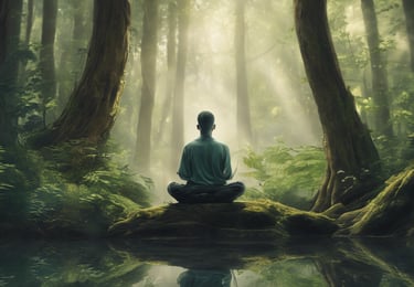 gold buddha figurine on white table