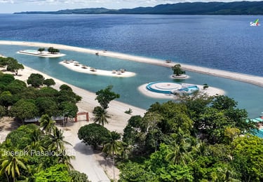 Man-made lagoon in Masbate