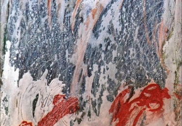 Love and Grass-1992- 39"x 32" Acrylic on Canvas. Private Collection