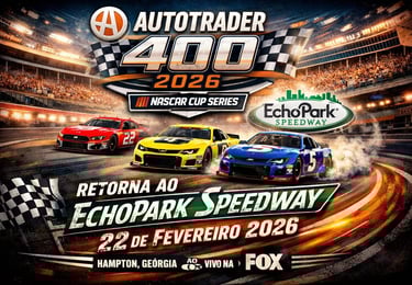 Autotrader 400 2026: NASCAR Cup Series Retorna ao EchoPark Speedway em 22 de Fevereiro