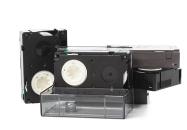 Varias cintas de video