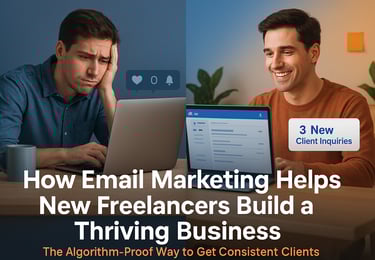 How email marketing helps freelancers succeed vs. social media struggles