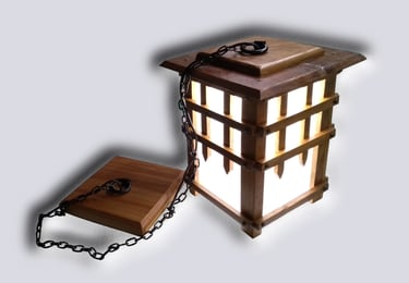 Luminária pendente estilo Medieval Artefaktus Mury