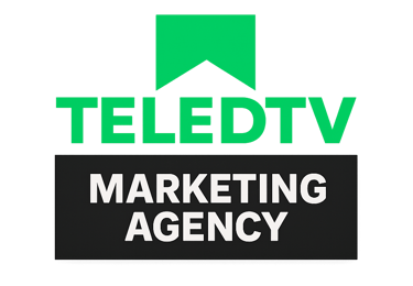 Logo digital marketin agency, gren white black