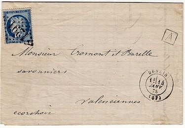 Losange Gros Chiffres 1291 et type 17.