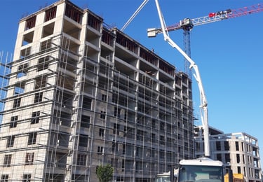 Ankara Esenboğa Havalimanı’nın yakınında; iki yapıdan oluşan, tamamlanmış bir inşaat projesi.