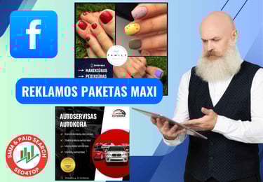 Facebook reklamos paketas MAXI