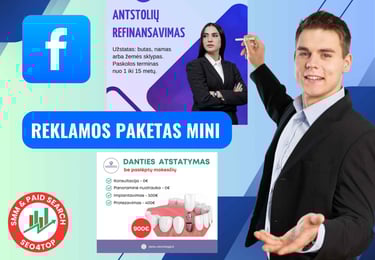 Facebook reklamos paketas MINI