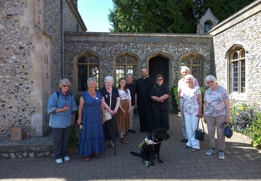 St Andrew's community and clergy
