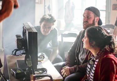 Séance de montage et étalonnage