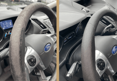 steering wheel restoration before and after repair