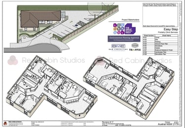 Health Care Facilities-Medical Centre -Architectural Drafting-Council DA Approval-Red Cabin Studios