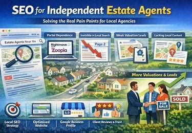 SEO for Independent Estate Agents UK by jjseo.co.uk