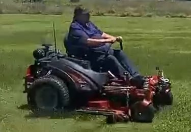 Mowing RCRCC Field