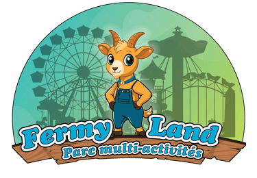 Nouveau logo Fermyland parc attractions en auvergne