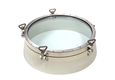 Extra Large 600mm opening porthole Steel and stainless