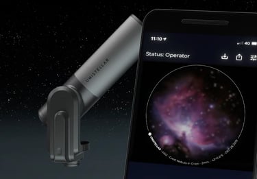 Animation 3D pour un télescope Unstellar Equinox