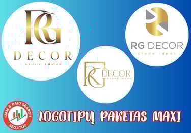 Logotipų kūrimas - Paketas MAXI