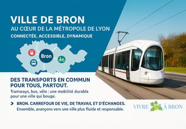 Ville de Bron au coeur de la Métropole de Lyon