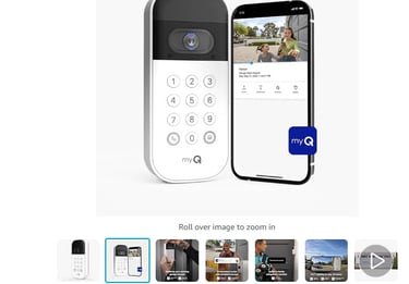 Video Garage door opener, garage door, smart phone control