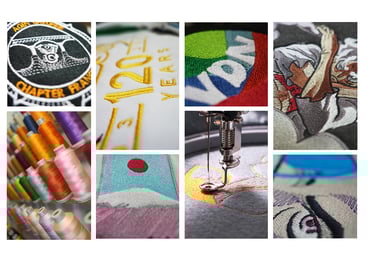 Canvas d'exemple de broderie