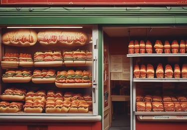 www.gcyasociados.com-a store front door of a hot dog in a store