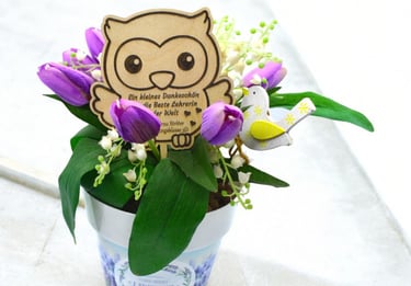 Handgemachte saisonale Geschenke und Dekorationen aus Holz – Frühling, Ostern, Weihnachten