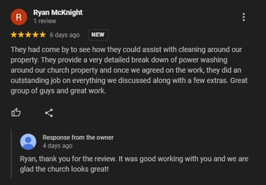 Roy Brothers of Texas Google Review