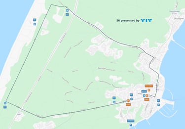5K presented by YIT Course Map