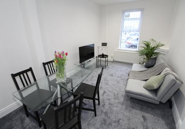 Belfast property rental living room