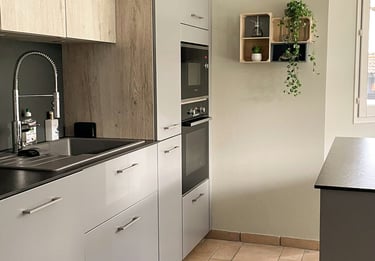 Réalisation d'une cuisine sur mesure à Caen
