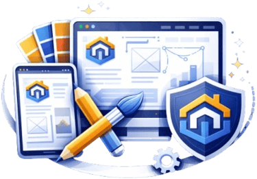 Conception web et design UI/UX par Montechinformatique : création de maquettes modernes et ergonomiques pour votre site.