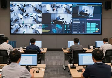 a group of people sitting at a bar watching tv