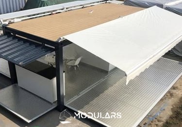 Modulo comercial tienda heladeria cafeteria lavanderia restaurante oficina barberia local modulars
