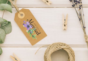 Étiquettes américaines vernis sélectif