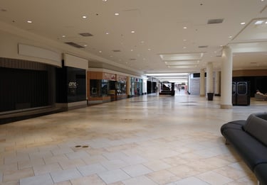 an empty Sarasota Square mall