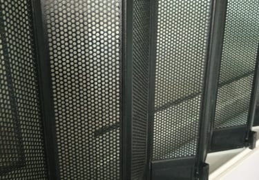 Aluminium mesh strip 