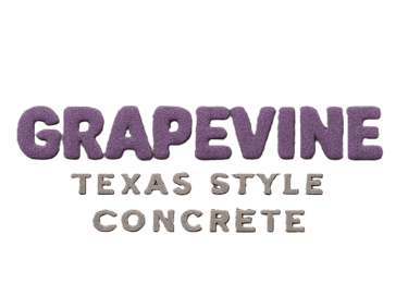 Grapevine Texas Style Concrete Logo