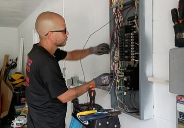 Level 2 EV charger installation – home garage