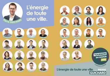 Détails des candidat·es de Tournon en Commun 2026