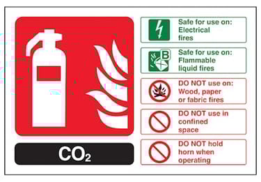 CO2 fire extinguisher