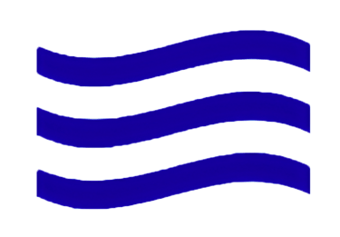 a blue wave of water with a blue wave