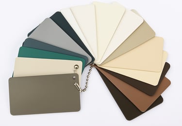 Our seamless gutters are available in 17 premium aluminum colors