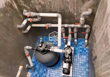 Mesin pompa kolam renang
