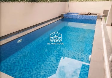 Kolam renang bautan dayanapool di Tegal dengan desain menawan