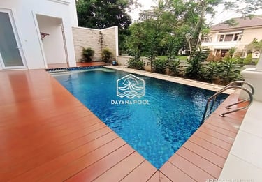 kolam renang minimalis overflow buatan dayanapool kota bandung