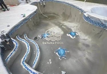 Pembuatan kolam renang di daerah Cilegon oleh tim dayanapool